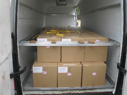 Pheasant eggs transport ready for airfreight